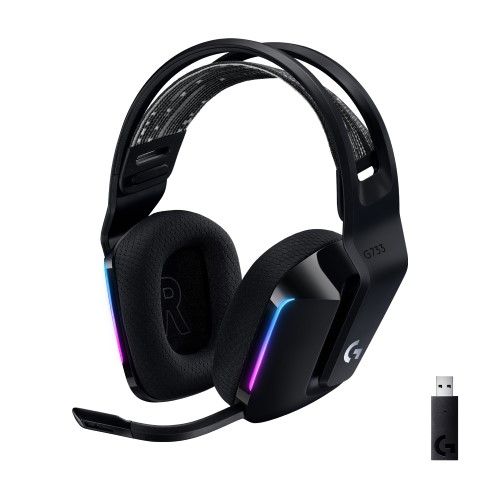 CASQUE G733 LIGHTSPEED SANS FIL  RGB Gaming BLACK 981-000864