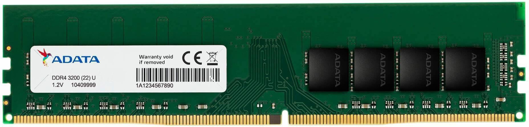 Barrette mémoire DDR4-3200 U-DIMM 8GB DESKTOP AD4U32008G22-SGN