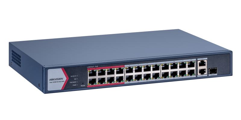 SWITCH 24 PORTS FAST ETHERNET 10/100MB SMART POE DS-3E1326P-EI/M