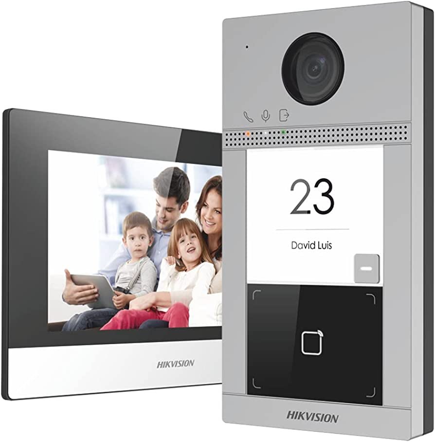 KIT VIDEOPHONE HIKVISION IP ECRAN TACTILE 7" HIK-KIS604