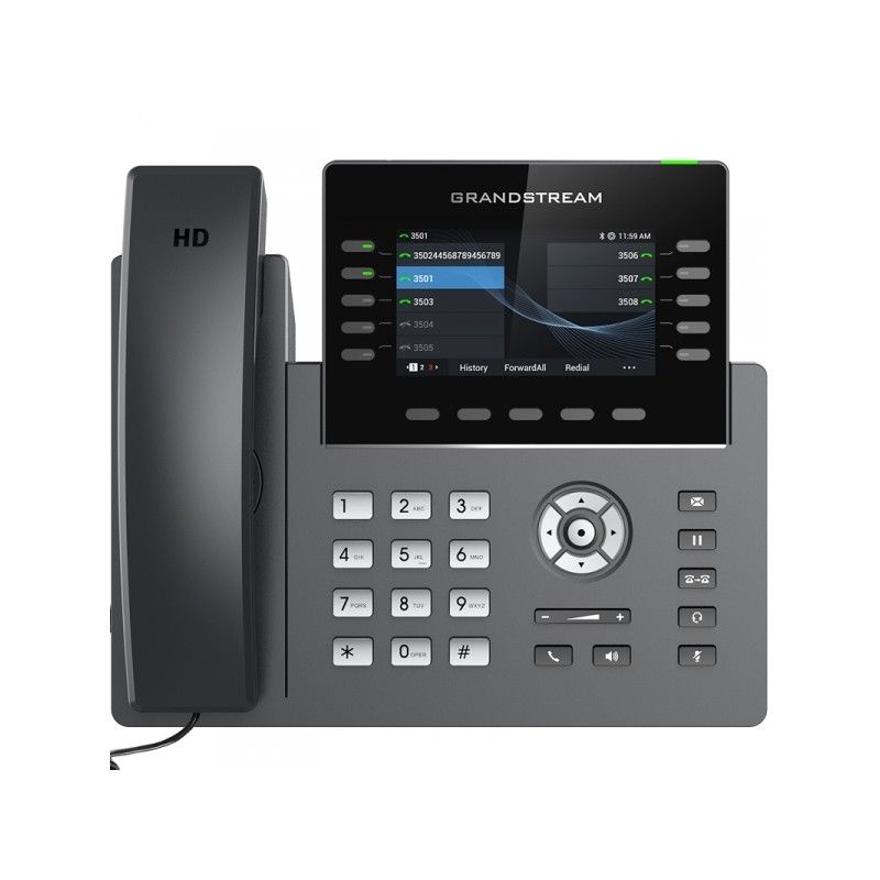 Téléphone IP Prise en Charge Jusqu'à 16 Comptes SIP WiFi, Bluetooth GRP2615