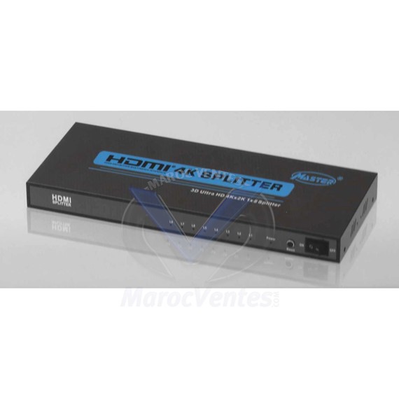 DISTRIBUTEUR HDMI 1 Entrée 8 Sorties 4K 30Hz HDSP-108