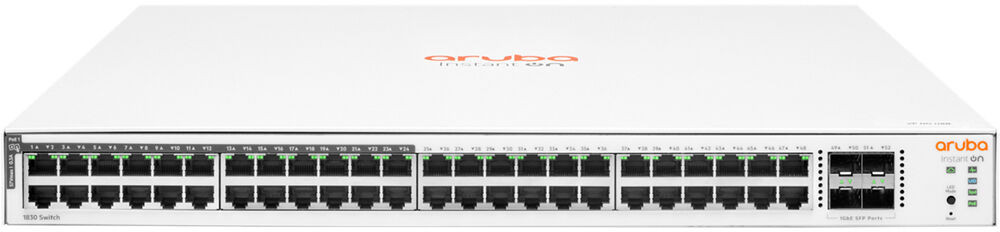 Commutateur Aruba IOn 1830 48G PoE 4SFP 370W JL815A