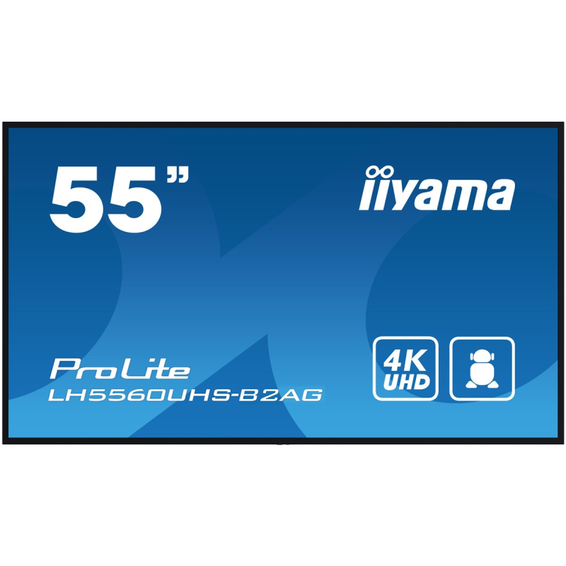 Écran 55" D'affichage Professionnel 4K UHD 24/7 Noir LH5560UHS-B2AG
