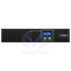 Onduleur nJoy Argus 3000 line-interactive 3 000VA/1800W Montable en Rack 8 Prises NJOY_PWUP-LI300AG-CG