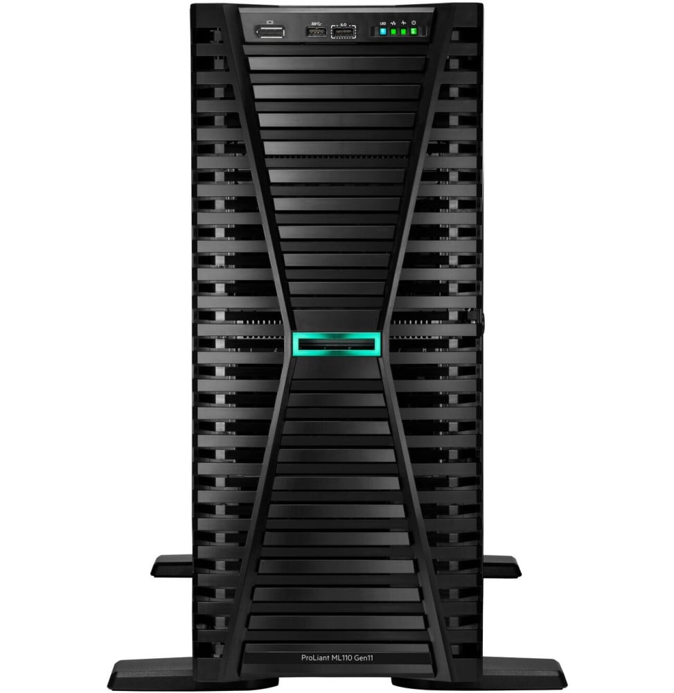 Serveur ProLian ML110G11 8SFF 3408U 32G SATA-VROC-S-RAID 2p-1GbE-BCM5720 1000w-Ti 36M P55639-421