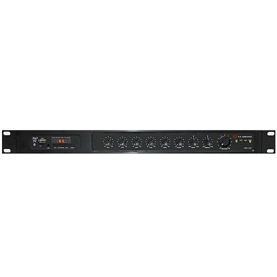 Amplificateur SHOW 4 Entrées Micro/ligne 1 Entrée Auxiliaire Stéréo Baie 1U PAX-240