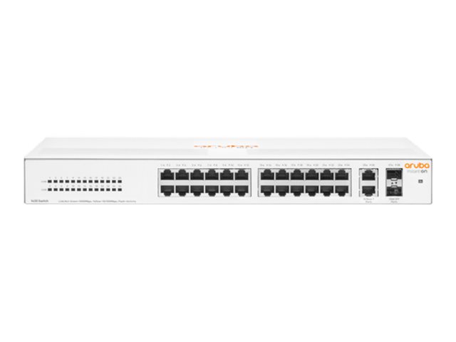 Commutateur Aruba Instant On 1430 26G 26 x 10/100/1000 2SFP Non-géré  L2 R8R50A