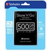 DISQUE DUR PORTABLE USB STORE  N  GO 3.0, 500GO