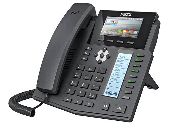 Telephone IP de Bureau Entreprise Ecran 16 comptes SIP écran LCD Couleur 3.5" intégré avec 12 bouttons DSS pour BLF 40 X5/X5G