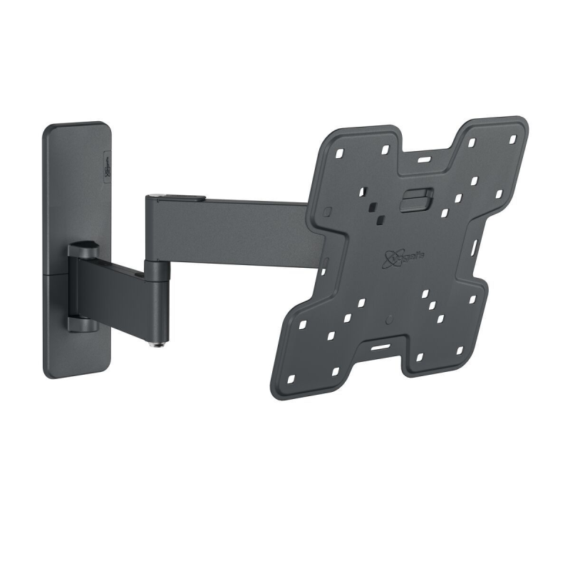 Support Mural à Bras Articulé pour 19" 43" Inclinaison à 15° Noir TVM 124H45
