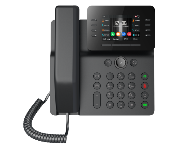 Téléphone IP Fanvil 12 comptes SIP avec écran couleur et Bluetooth intégré V64