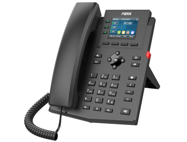 Fainvil X303/X303P est un téléphone SIP économique conçu pour les entreprises et doté d'un écran couleur performant. 