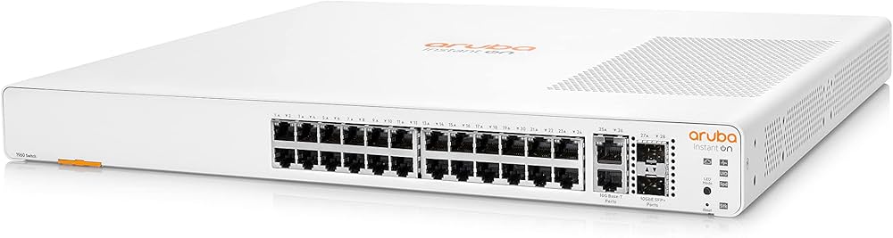 Aruba 1960 24G 20p Class4 4p Class6 PoE 2XGT 2SFP+ 370W JL807A