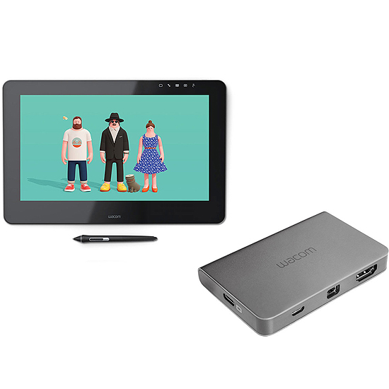Tablette Graphique Cintiq Pro 16" UHD Pro Pen 2 avec Adaptateur Wacom Link Plus WAC_DTH-1620-EUA-EU