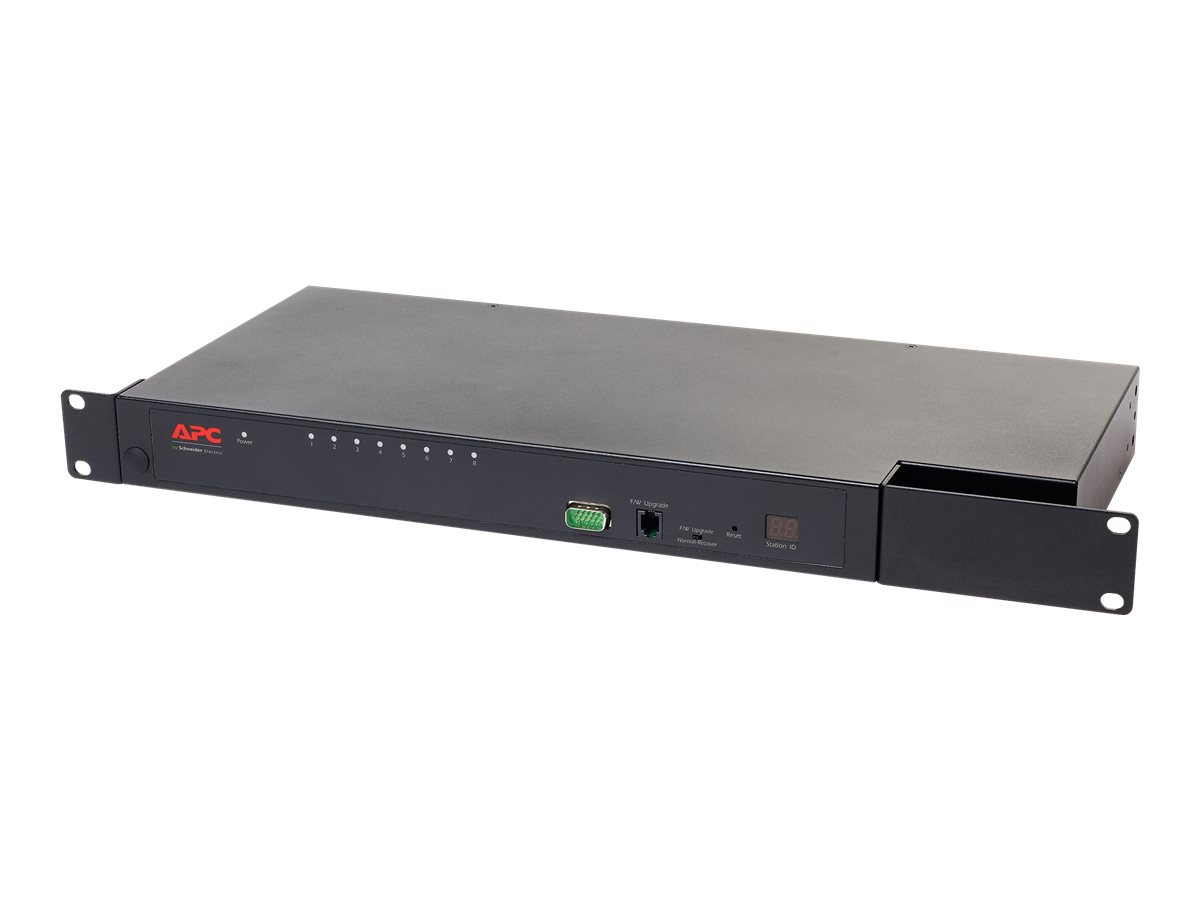 Commutateur KVM 2G analog 1 utilisateur local 8 ports KVM0108A