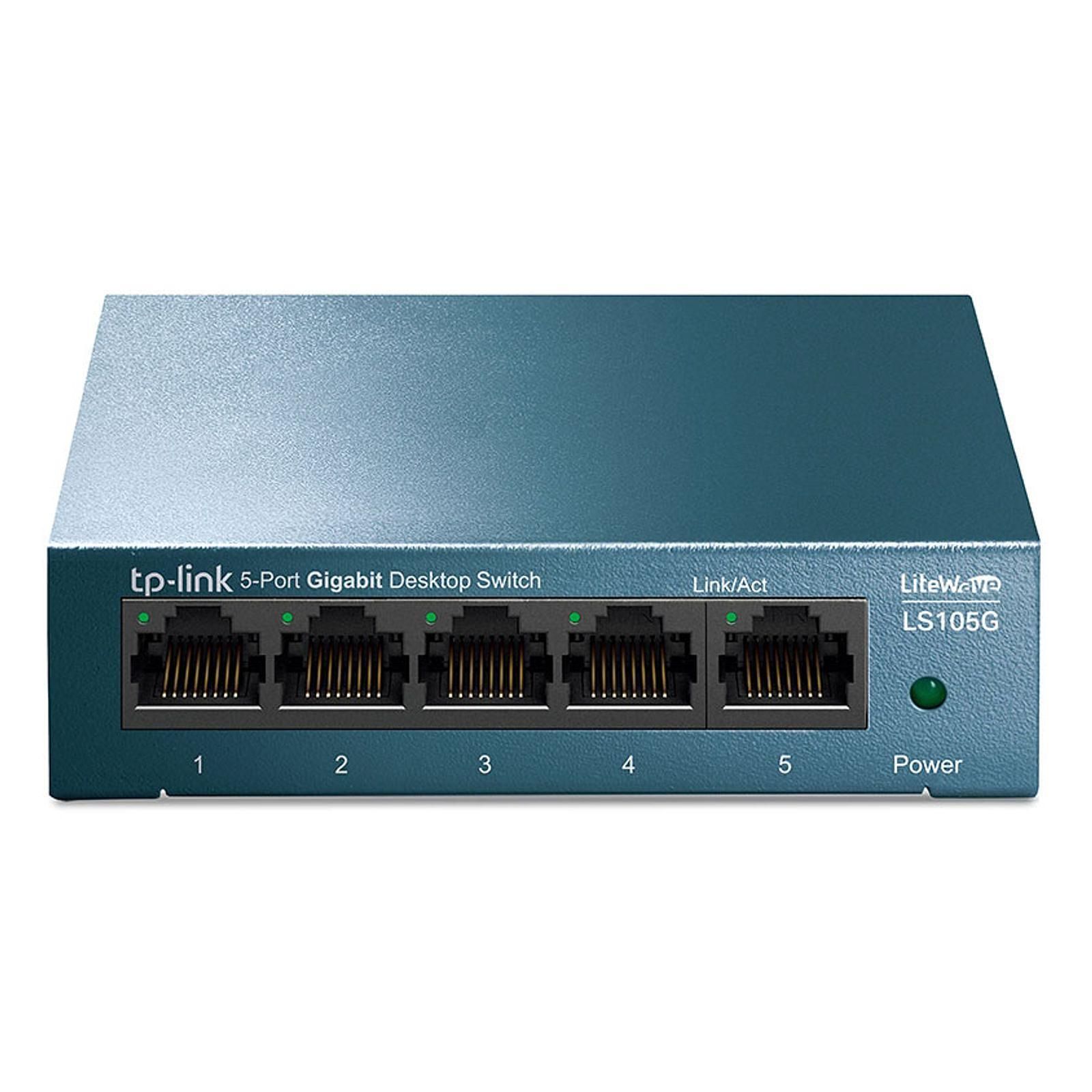 Switch 5 ports Gigabit 10/100/1000 Mbps LS105G