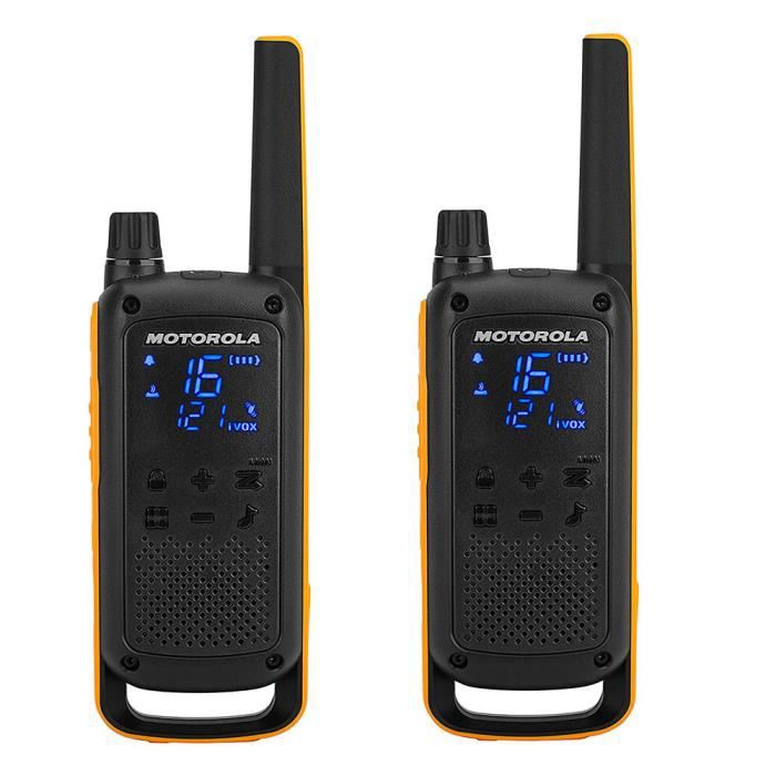 Pack de 2 talkies walkies T82